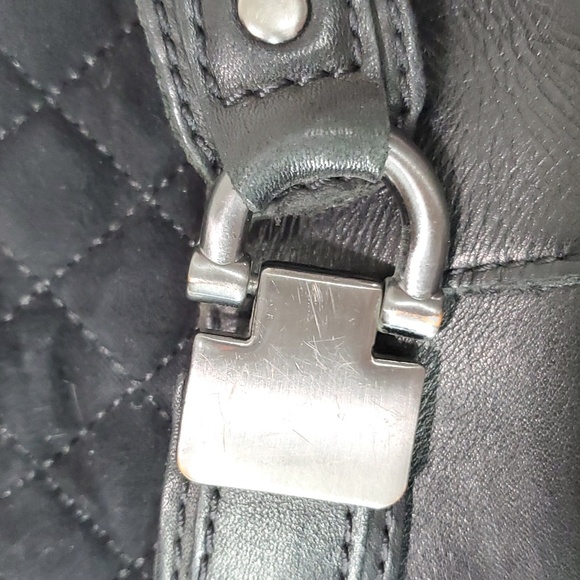 Bandolino BDClassieWomen's Black Tall Side Zip Quilted Riding Boot Size 9.5 - Picture 14 of 15